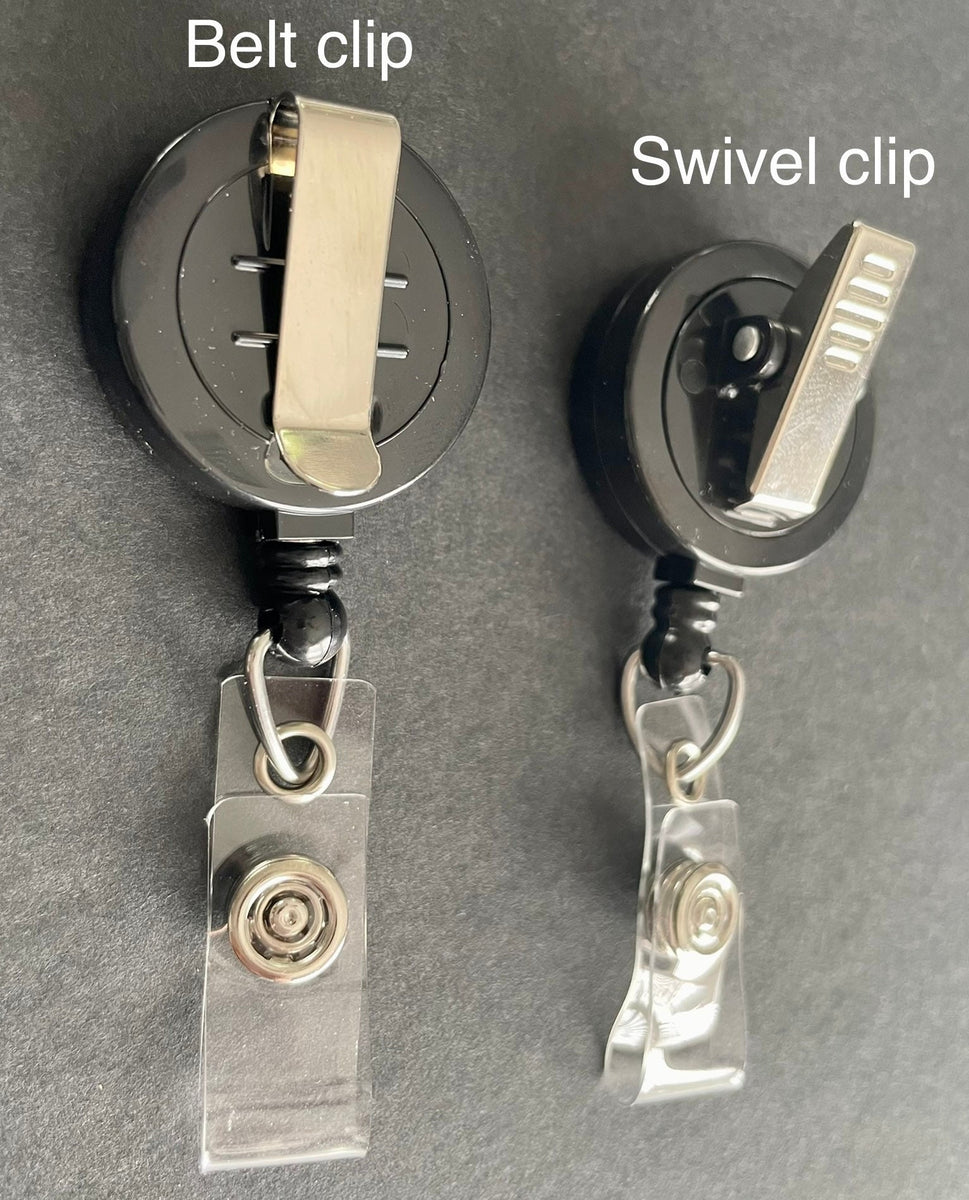 GEYGIE "No Coffee No Workee" Retractable Badge Reel - Funny Skeleton Badge Holder With Alligator Clip For Nurses, Office Workers