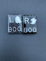 Cute Ghost Xray Markers, With 2 or 3 Initials, Large Rectangle, Spooky, Casper, Halloween