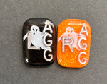 Ghost Xray Markers, With 2 or 3 Initials, small  Rectangle, Spooky, Casper, Halloween