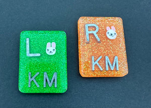 Bunny Xray Markers, Easter, Spring, With 2 or 3 Initials