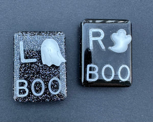 Cute Ghost Xray Markers, With 2 or 3 Initials, Large Rectangle, Spooky, Casper, Halloween