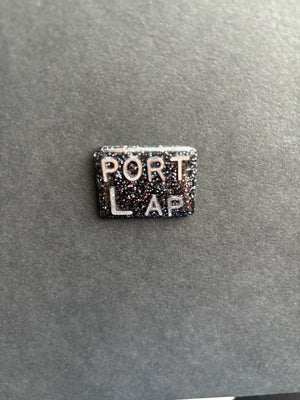 Port L AP Xray Marker, Portable, Left, AP Rectangle, Glitter, Mobile