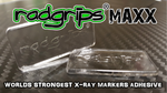 Xray Marker Adhesive, Radgrips, 2 Strips, Reusable, Washable, X-Ray Marker Adhesive Strips