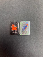 Bird Xray Markers, With 2 or 3 Initials, Rectangle, Glitter, Cardinal, Bluebird