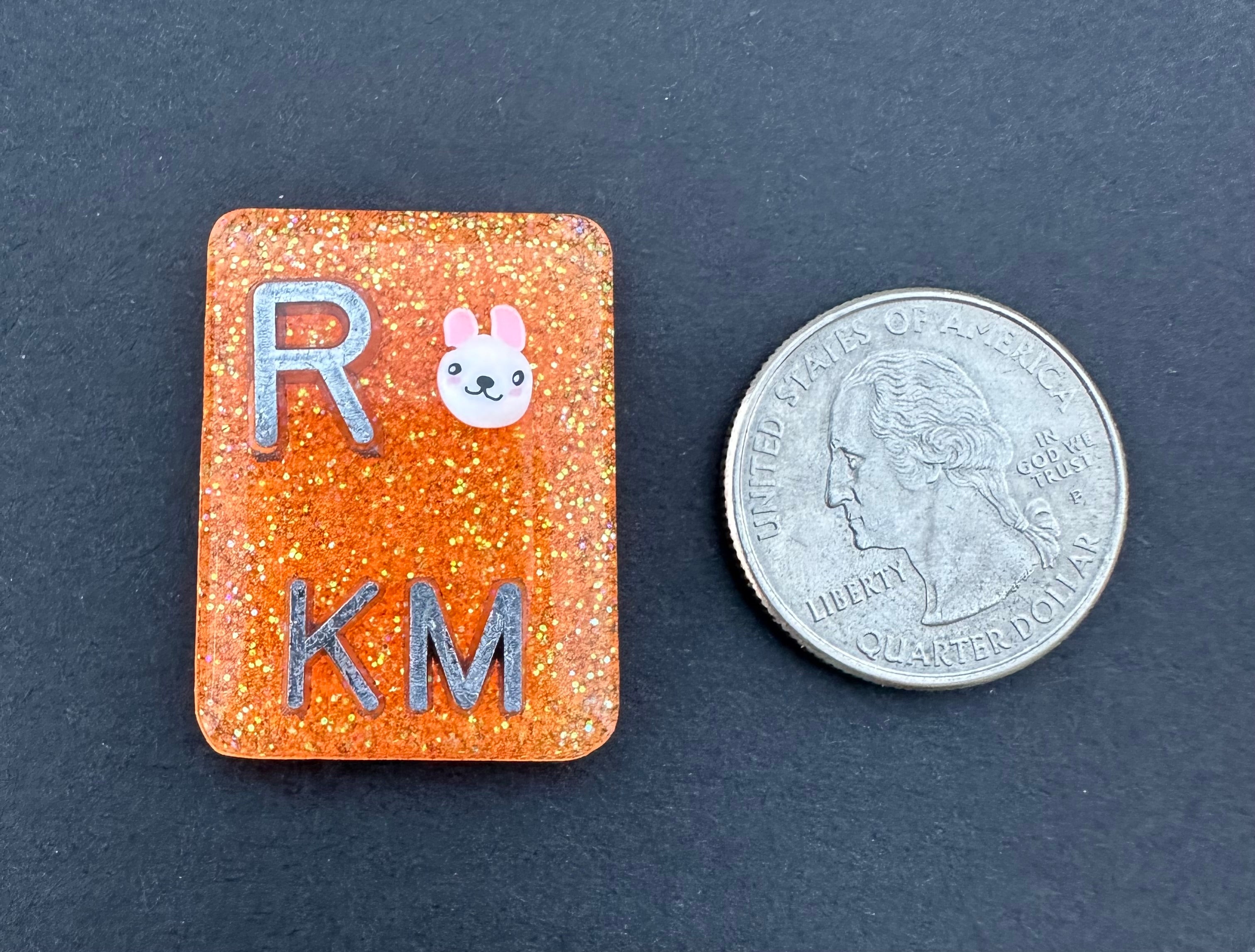 Bunny Xray Markers, Easter, Spring, With 2 or 3 Initials