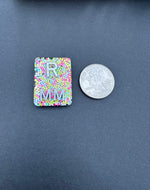 Sprinkle Xray Markers, Rectangle, 2 or 3 Initials, Cute, Fun, Easter, spring