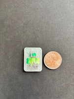 St. Patrick's Day Xray Markers, Rectangle, With Initials, Glitter, St Patricks Day, Irish, Shamrock, Leprechaun, Top Hat