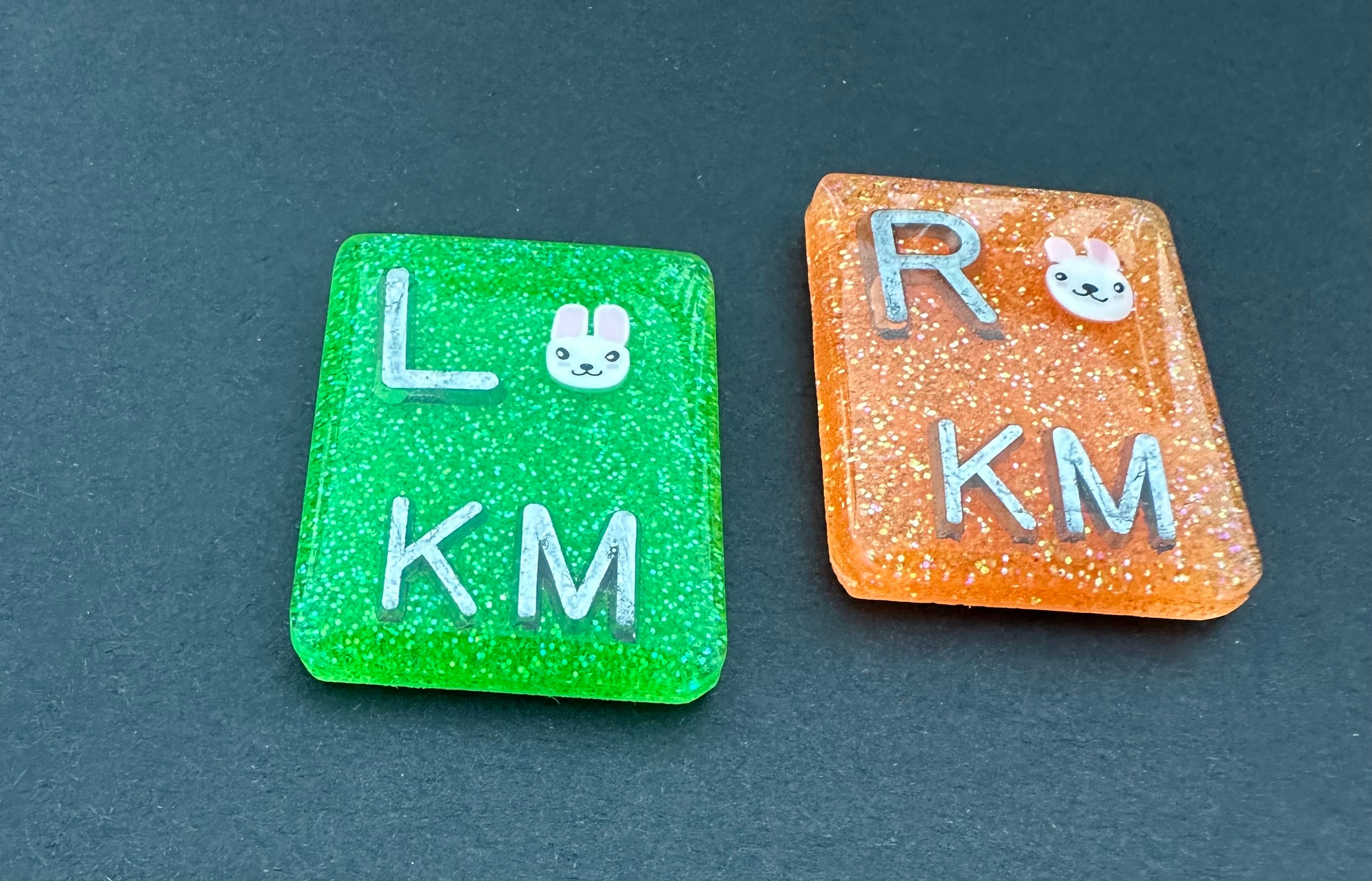 Bunny Xray Markers, Easter, Spring, With 2 or 3 Initials