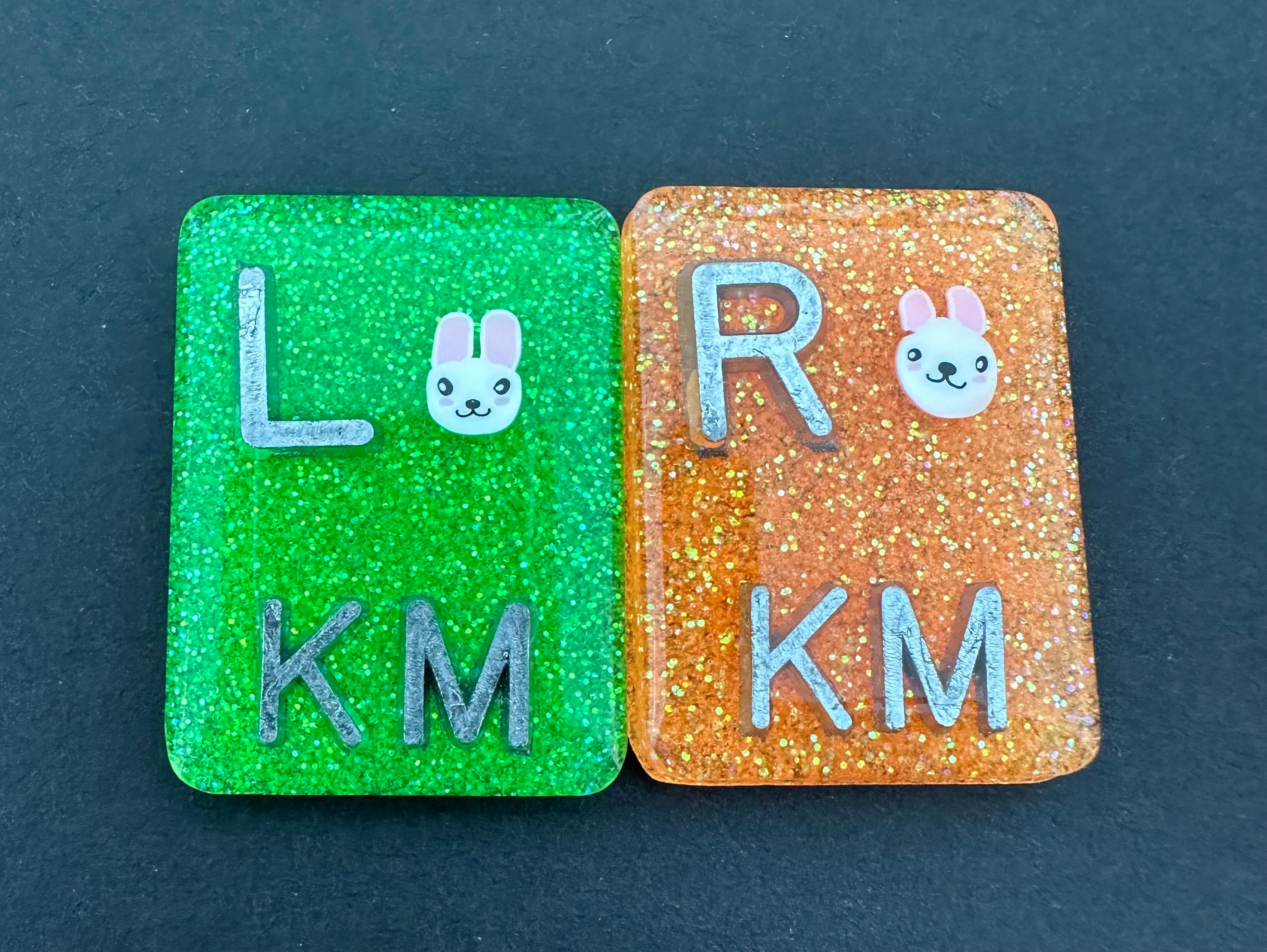 Bunny Xray Markers, Easter, Spring, With 2 or 3 Initials