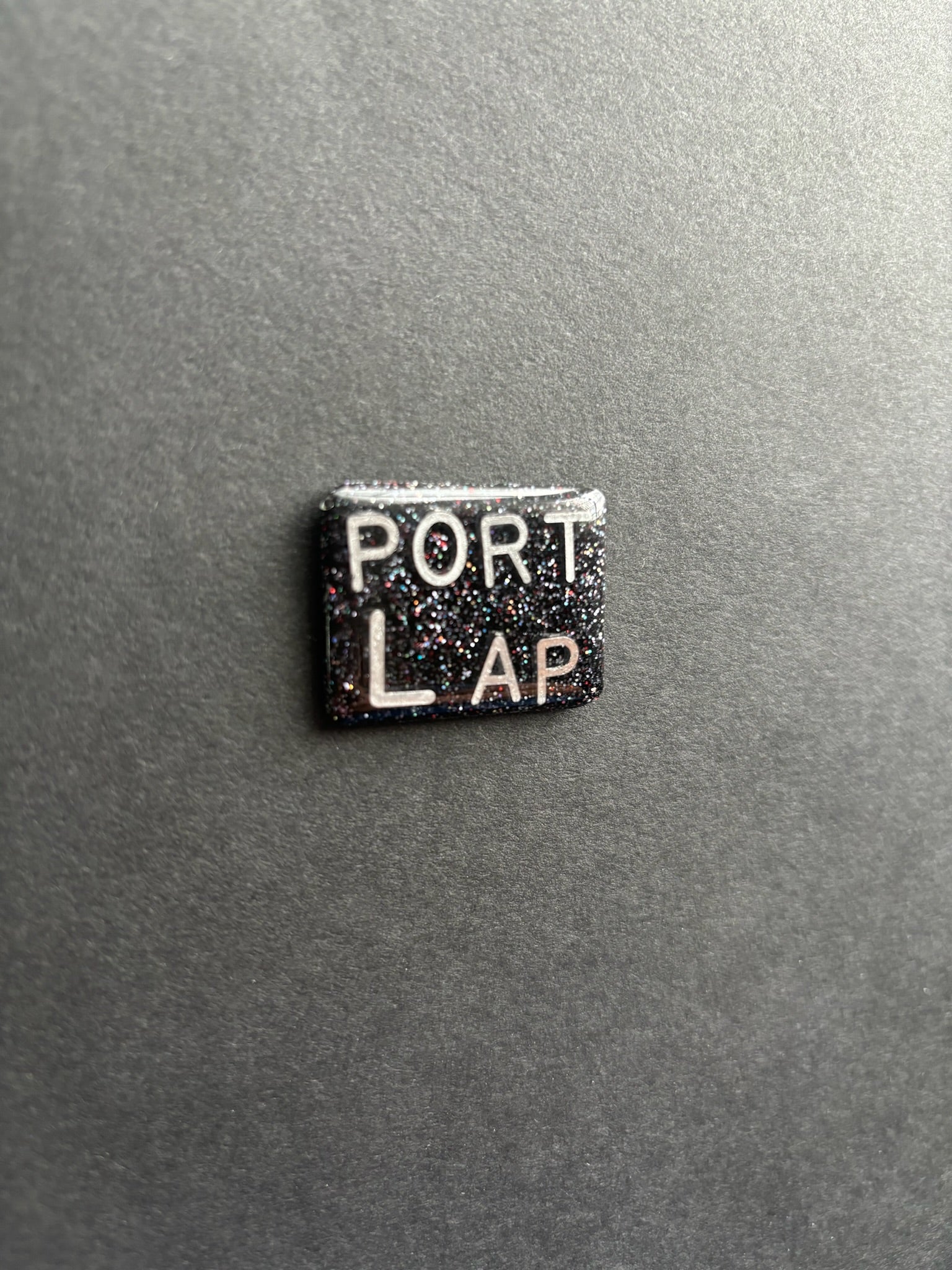 Port L AP Xray Marker, Portable, Left, AP Rectangle, Glitter, Mobile