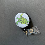 Sea Turtle Retractable Badge Reel ID Badge Holder