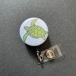 Sea Turtle Retractable Badge Reel ID Badge Holder