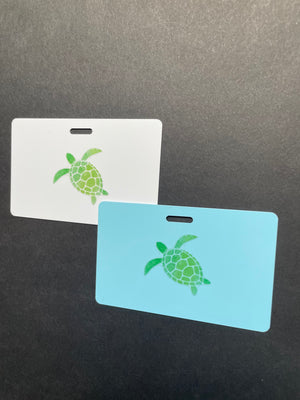 Sea Turtle Xray Marker Holder, Ocean, Turtle, PVC, ID Badge