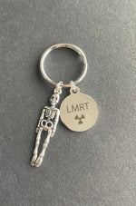 LMRT Charm & Skeleton Key Chain, Radiology, Xray Tech, Gift