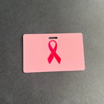 Breast Cancer Ribbon Xray Marker Holder, Breast Cancer, PVC, ID Badge