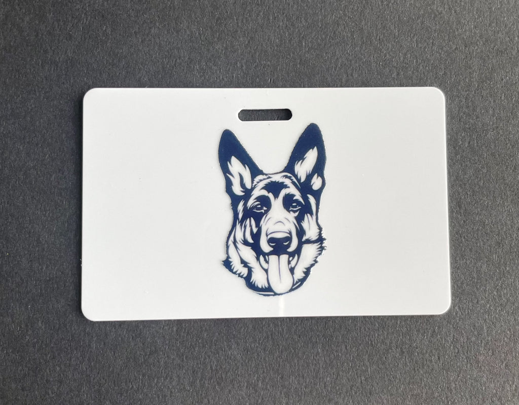German Shepherd Xray Marker Holder, Dog, PVC, ID Badge