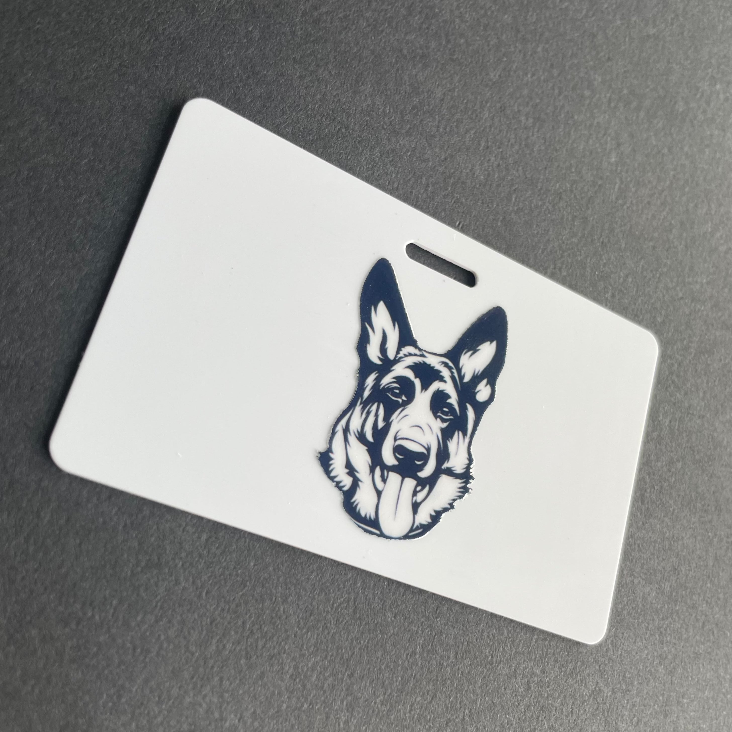 German Shepherd Xray Marker Holder, Dog, PVC, ID Badge