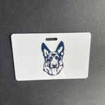 German Shepherd Xray Marker Holder, Dog, PVC, ID Badge