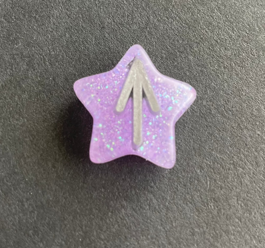 Small Star Xray Marker, Directional, Upright, Erect