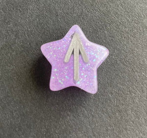 Small Star Arrow, Xray Marker, Upright, Erect, Pain Indicator