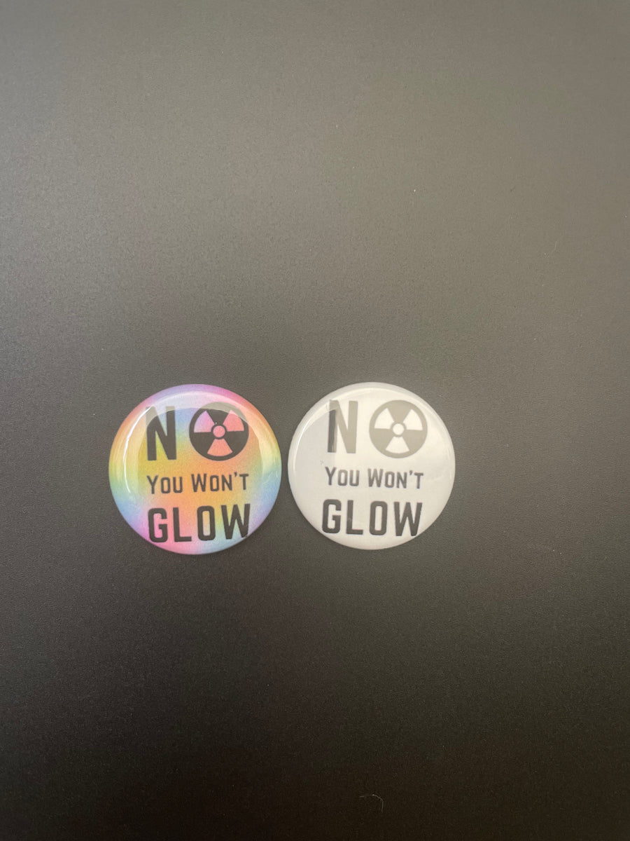 No You Won't Glow Retractable ID Badge Holder X-ray, humor, funny ...
