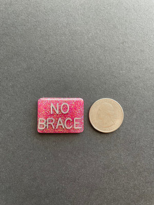 In vs Out of Brace Xray Marker, Rectangle, Glitter, Ortho