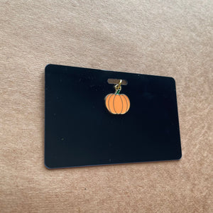 Xray Marker Holder With Pumpkin Charm, PVC, ID Badge