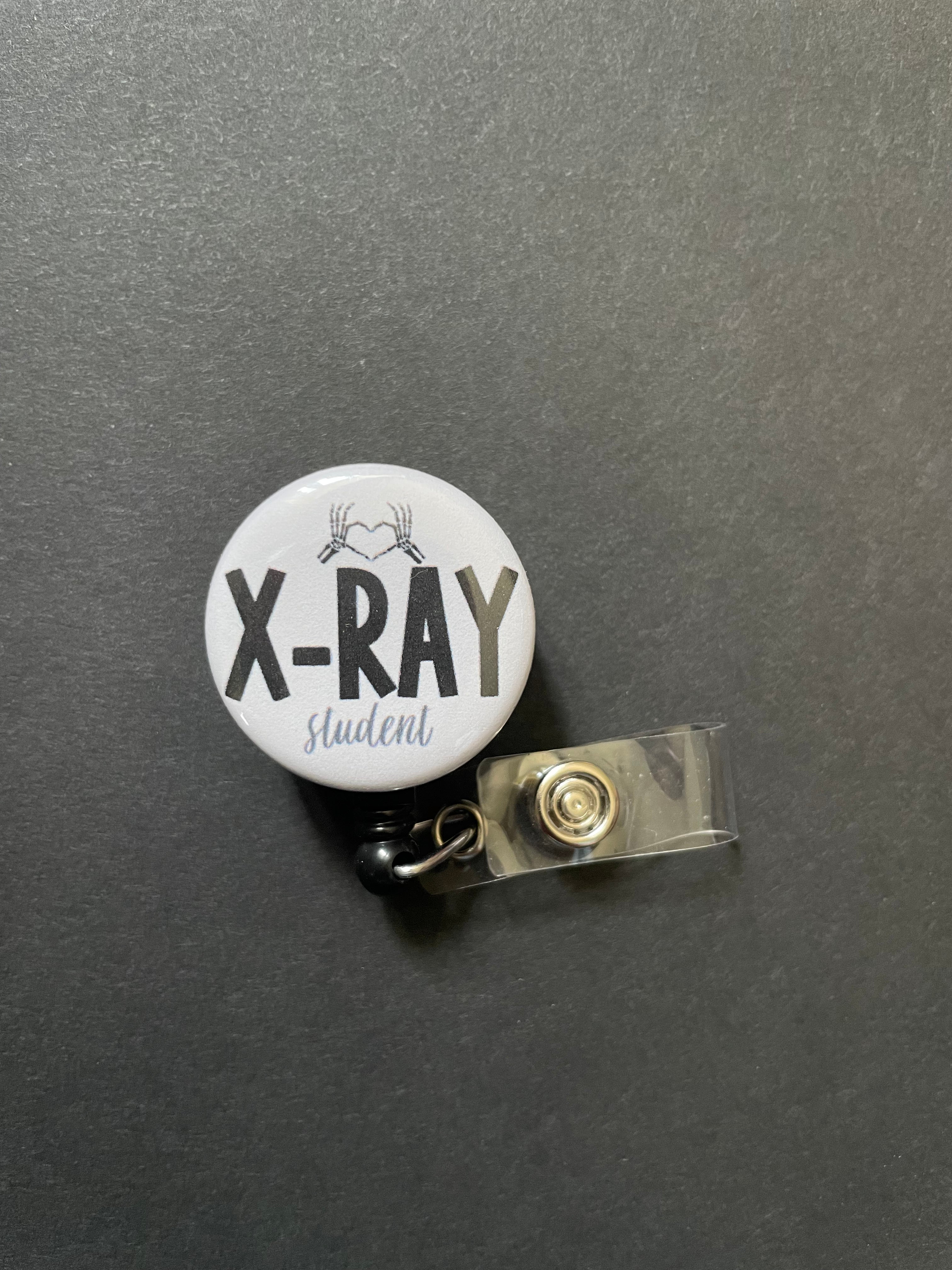 Student Xray Tech Bundle, Xray Markers, Large Rectangle, Badge Reel, Marker Holder, Radhesive, Radiology, Clinical