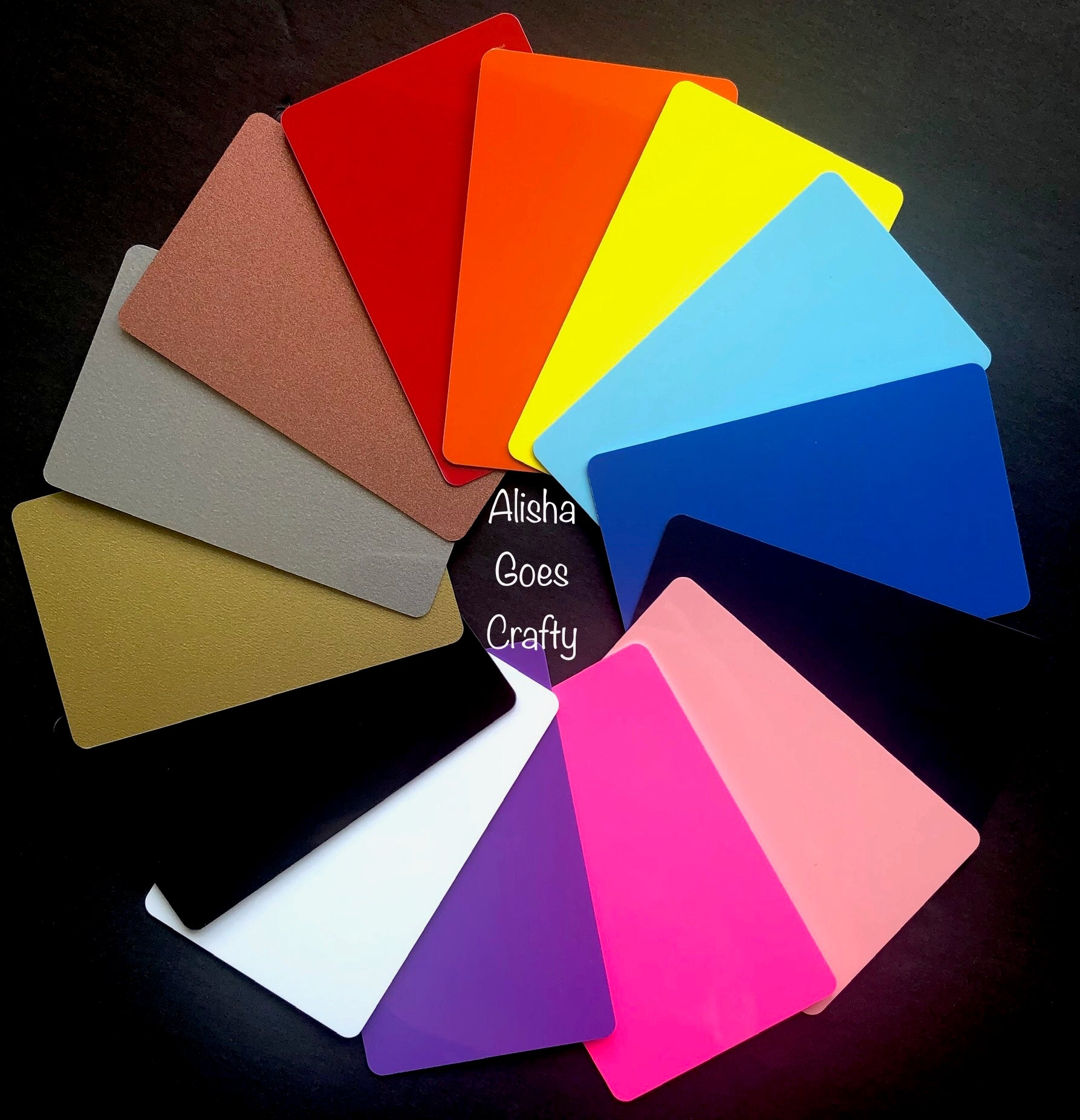 Xray Marker Holder Card, Gold And Silver