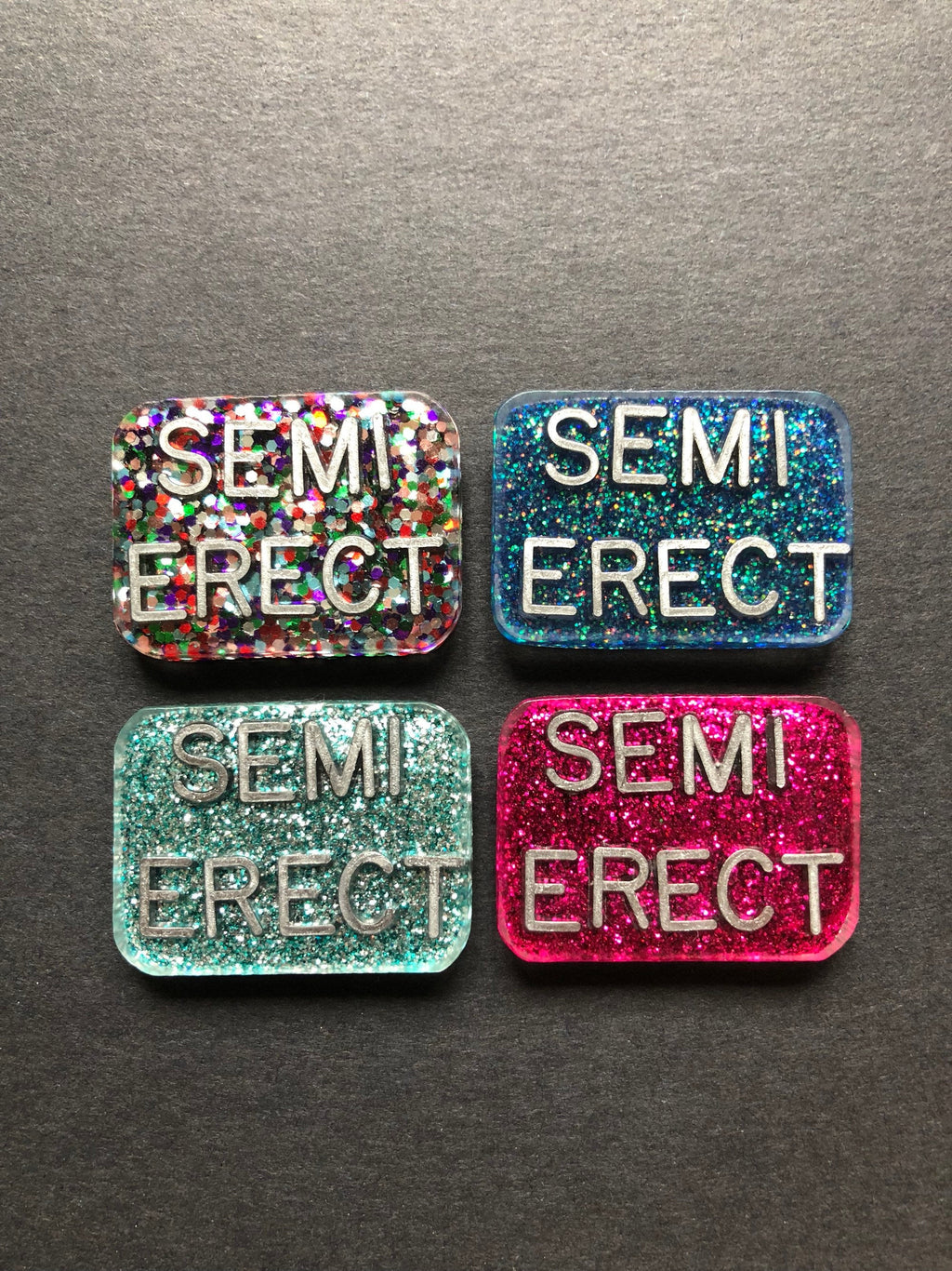 Semi Erect Xray Marker, Position Indicator, Word Xray Markers, Rectangle, Glitter