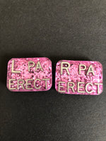 PA ERECT Xray Markers, Rectangle, Glitter, Upright, Arrow