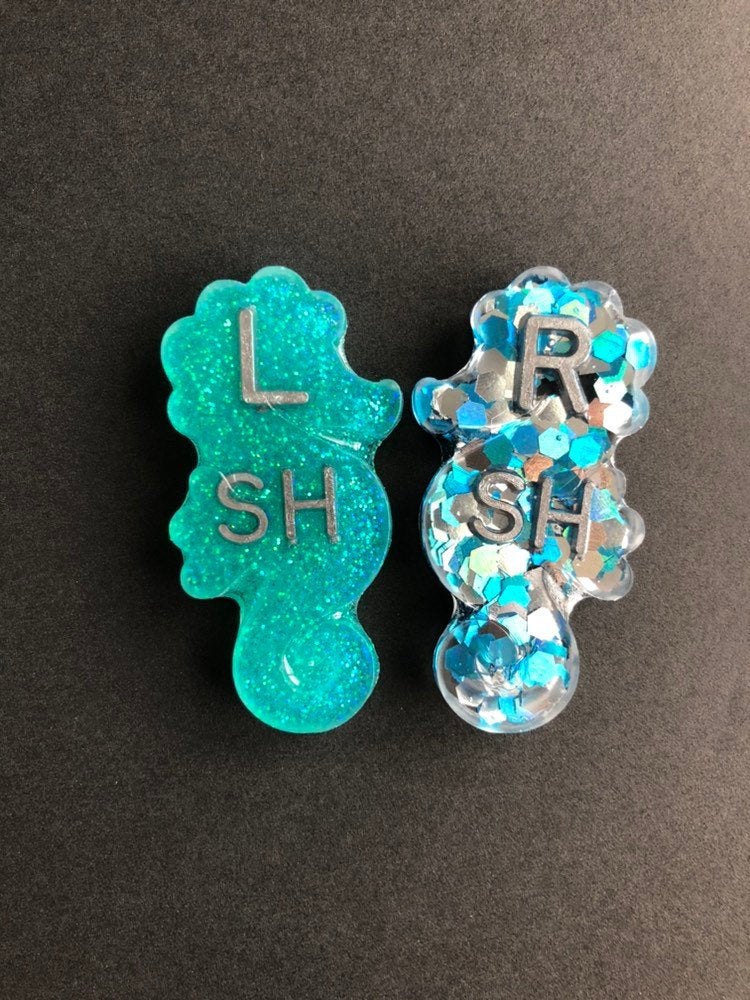 Seahorse Xray Markers, With Initials
