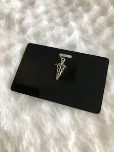 Xray Marker Holder With Caduceus Charm