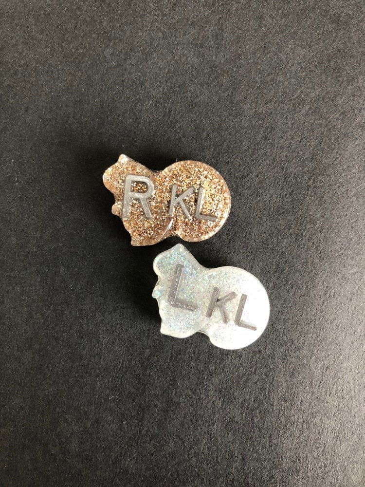 Cute Squirrel Xray Markers, With 2 Initials