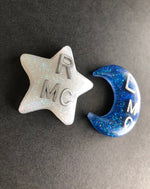 Star & Moon Xray Markers, With Initials