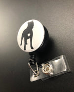 Pitbull Retractable ID Badge Holder, Adopt, Rescue, Adopt Don't Shop, Dog