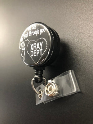 We See Right Through You Xray Tech Retractable ID Reel Badge Holder