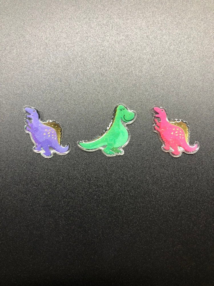 Dinosaur Xray Markers, Glitter, Dino Xray Markers, 3 Initials, Rectangle, Radiology Markers, Lead Markers