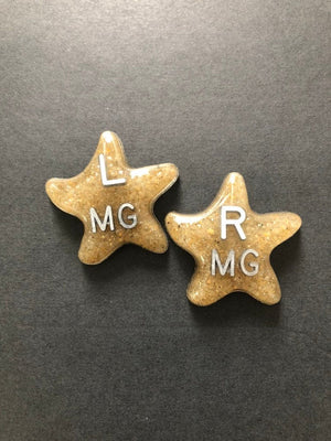 Starfish Xray Markers, With 2 or 3 Initials