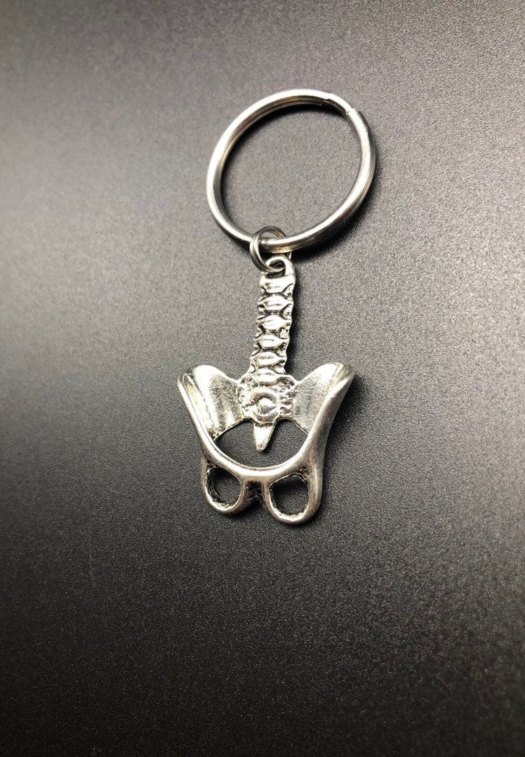 Spine and Pelvis Keychain, Chiropractor, Graduation Gift