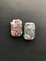 Chunky Glitter Small Rectangle Xray Markers, With 2 or 3 Initials