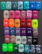 BB Xray Markers, Rectangle, Mitchell Markers, Positioning BB's, Glitter, Initials