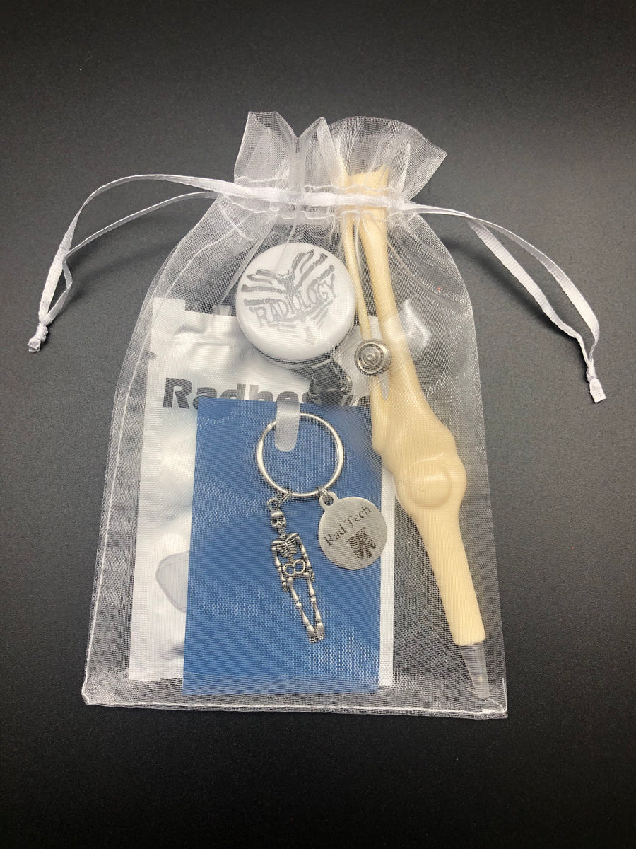 Radiology Technologist Gift Bundle, Rad Tech and Skeleton Keychain, Ra ...