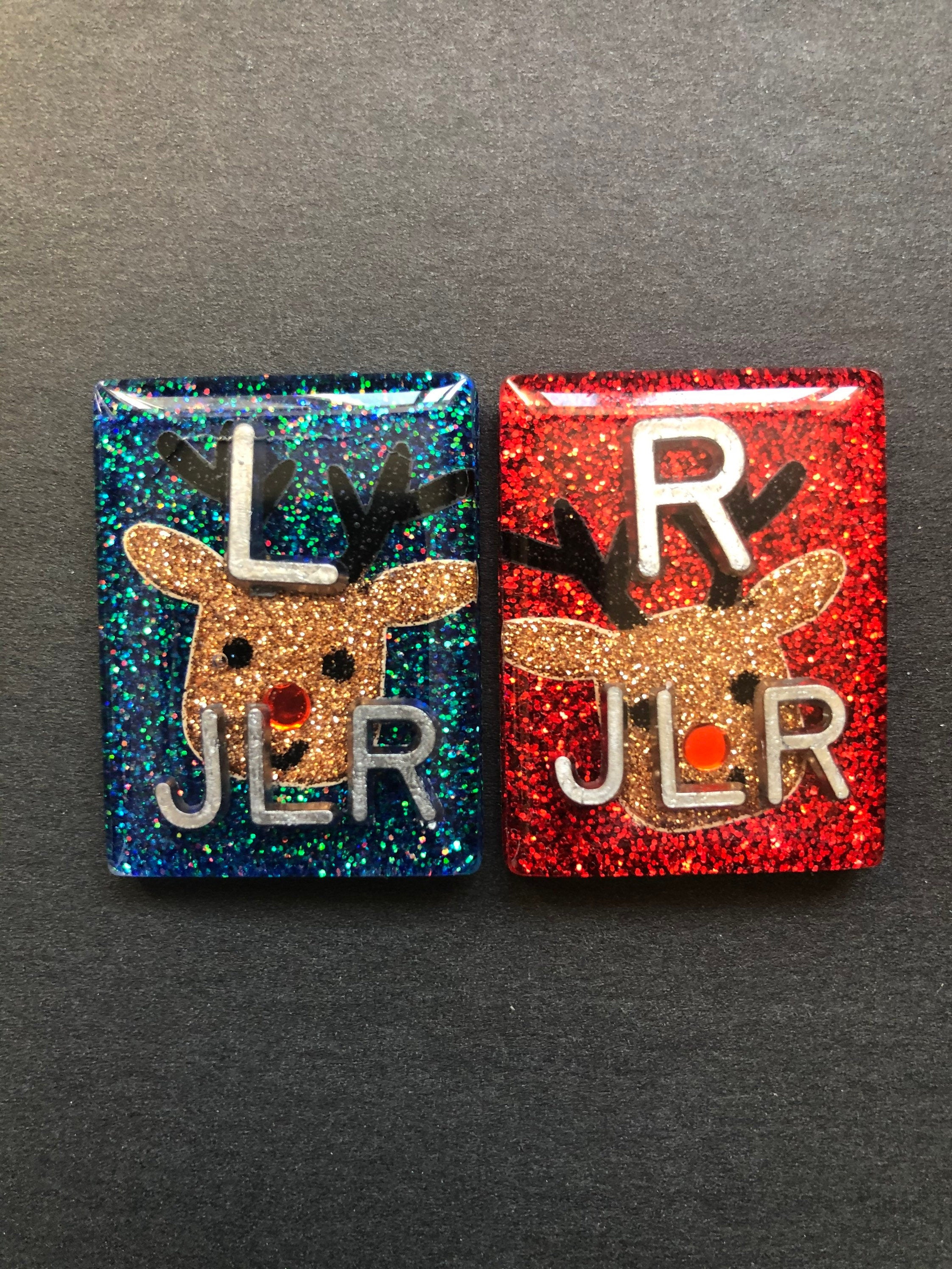 Rudolph Xray Markers, With 2 or 3 Initials, Christmas Xray Markers, Holiday Xray Markers, Reindeer