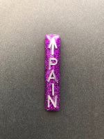 Pain Indicator X-ray Marker, Arrow, Glitter, Skinny Rectangle