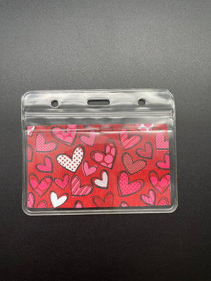 Red and Pink Hearts Xray Marker Holder, Valentines Day, Love