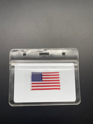 American Flag Xray Marker Holder, Red White and Blue, Patriotic