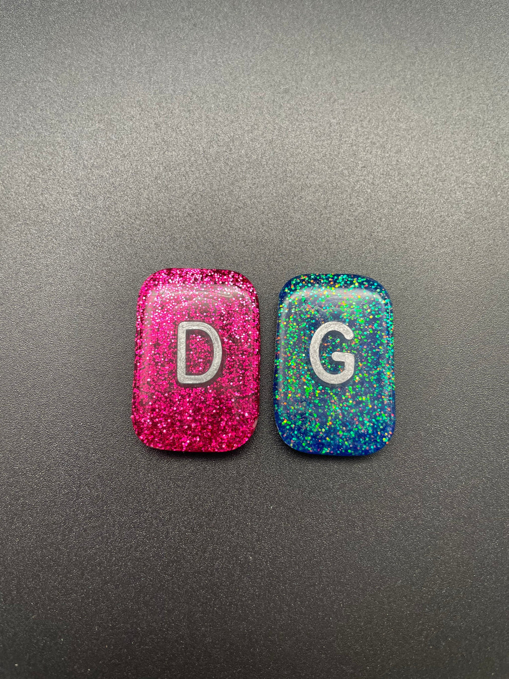 FRENCH Xray Markers, Small Rectangle, Glitter, D G