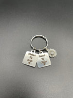 Mother By Birth, Friend By Choice Keychain, Mothers Day Gift, From Daughter, Butterfly, Sunflower