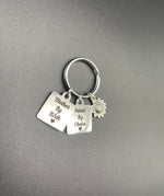 Mother By Birth, Friend By Choice Keychain, Mothers Day Gift, From Daughter, Butterfly, Sunflower